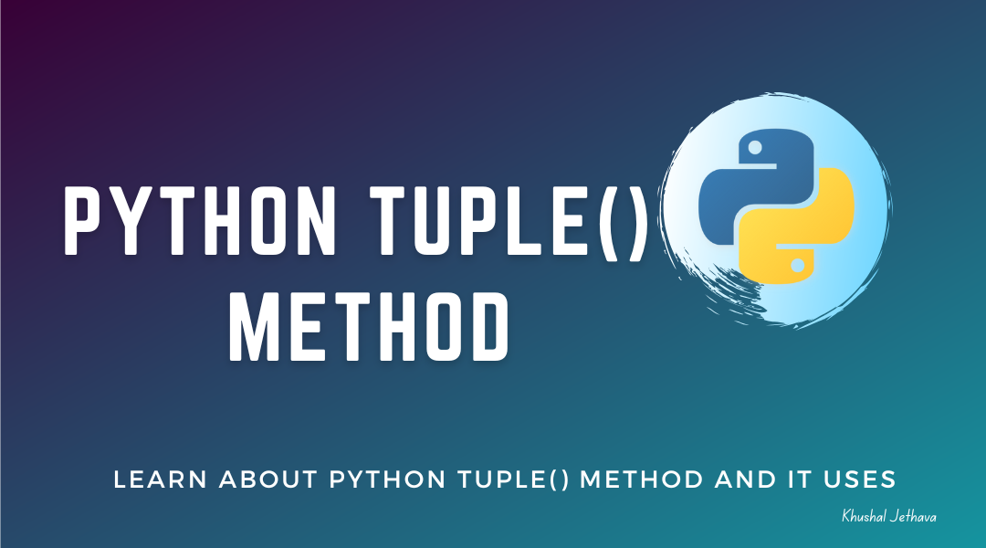 Python tuple()
